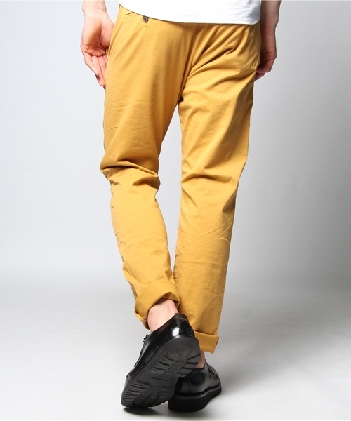 JOURNAL STANDARD relume（ジャーナルスタンダード　レリューム）の「☆76ツイルテーパードパンツ（チノパンツ・メンズ・ボルドー/グリーン/ブルー/イエロー/ネイビー/ベージュ/チャコールグレー・LARGE/X-LARGE/SMALL/MEDIUM）」の9枚目の写真