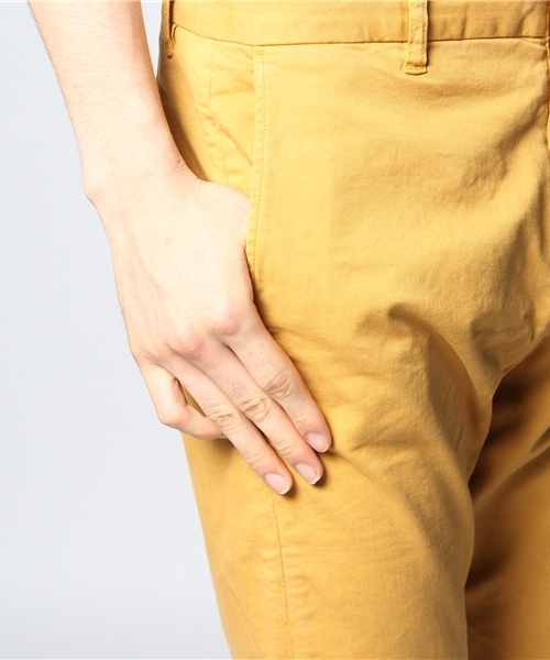 JOURNAL STANDARD relume（ジャーナルスタンダード　レリューム）の「☆76ツイルテーパードパンツ（チノパンツ・メンズ・ボルドー/グリーン/ブルー/イエロー/ネイビー/ベージュ/チャコールグレー・LARGE/X-LARGE/SMALL/MEDIUM）」の12枚目の写真
