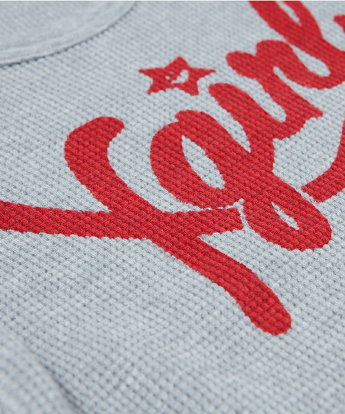 X-girl Stages（エックスガールステージス）の「WAFFLE L/S DRESS （4T～7T）（ワンピース・キッズ・アッシュ/ピンク/マルチ・4T/5T/6T/7T）」の5枚目の写真