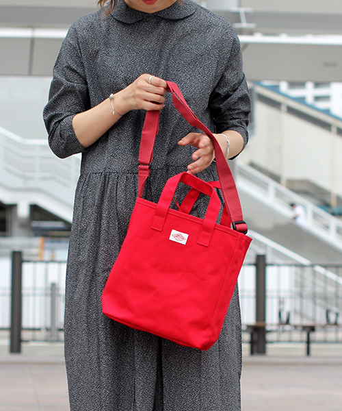 DANTON（ダントン）の「【DANTON / ダントン】UTILITY BAG（トートバッグ・レディース・ブラック/グレー/ベージュ/ネイビー/ピンク/レッド/オレンジ/ダークオリーブ/パープル/キナリ/サンドベージュ/ピンク系その他/ダークグリーン/ブラウン/モカ・FREE）」の14枚目の写真