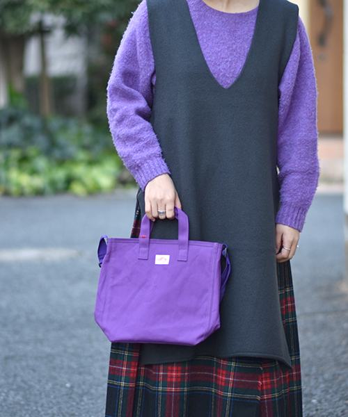 DANTON（ダントン）の「【DANTON / ダントン】UTILITY BAG（トートバッグ・レディース・ブラック/グレー/ベージュ/ネイビー/ピンク/レッド/オレンジ/ダークオリーブ/パープル/キナリ/サンドベージュ/ピンク系その他/ダークグリーン/ブラウン/モカ・FREE）」の11枚目の写真