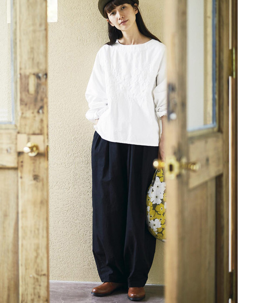 Sunny clouds(サニークラウズ)の「サニークラウズ ぶかぶかのブカパン(その他パンツ・レディース・ブラック/キャメル・MEDIUM/LARGE/X-LARGE/XX-LARGE/NM)」の4枚目の写真