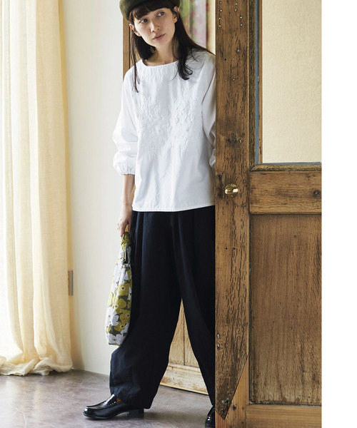 Sunny clouds(サニークラウズ)の「サニークラウズ ぶかぶかのブカパン(その他パンツ・レディース・ブラック/キャメル・MEDIUM/LARGE/X-LARGE/XX-LARGE/NM)」の6枚目の写真