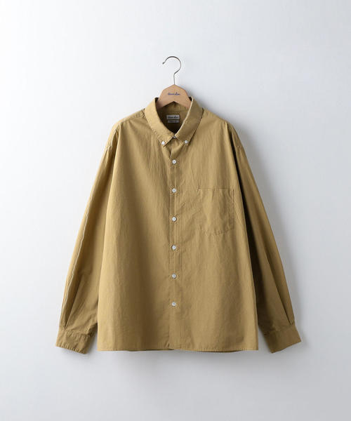 Steven Alan（スティーブンアラン）の「＜Steven Alan＞TYPEWRITER SINGLE NEEDLE SHIRT-BOLD/シャツ（シャツ/ブラウス・メンズ・ベージュ/ブラック/ホワイト・SMALL/MEDIUM/X-LARGE/LARGE）」の8枚目の写真