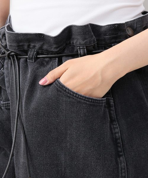 MAISON EUREKA（メゾンエウレカ）の「【MAISON EUREKA】 VINTAGE REWORK BIGGY PANTS（デニムパンツ・レディース・ブラック・MEDIUM/SMALL）」の11枚目の写真