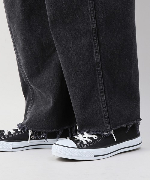 MAISON EUREKA（メゾンエウレカ）の「【MAISON EUREKA】 VINTAGE REWORK BIGGY PANTS（デニムパンツ・レディース・ブラック・MEDIUM/SMALL）」の15枚目の写真