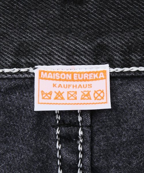 MAISON EUREKA（メゾンエウレカ）の「【MAISON EUREKA】 VINTAGE REWORK BIGGY PANTS（デニムパンツ・レディース・ブラック・MEDIUM/SMALL）」の17枚目の写真
