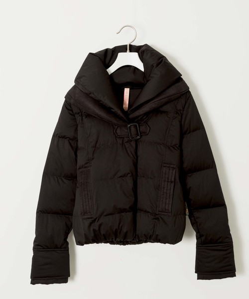 YOSOOU（ヨソオウ）の「【YOSOOU】Two Piece Collar Jacket YO811011（ダウンジャケット/コート・レディース・ブラック/ネイビー/キャメル・MEDIUM）」の6枚目の写真