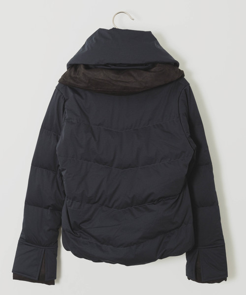 YOSOOU（ヨソオウ）の「【YOSOOU】Two Piece Collar Jacket YO811011（ダウンジャケット/コート・レディース・ブラック/ネイビー/キャメル・MEDIUM）」の16枚目の写真