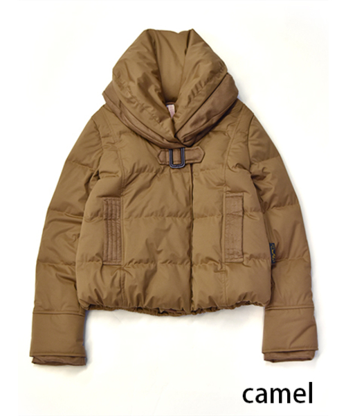 YOSOOU（ヨソオウ）の「【YOSOOU】Two Piece Collar Jacket YO811011（ダウンジャケット/コート・レディース・ブラック/ネイビー/キャメル・MEDIUM）」の8枚目の写真