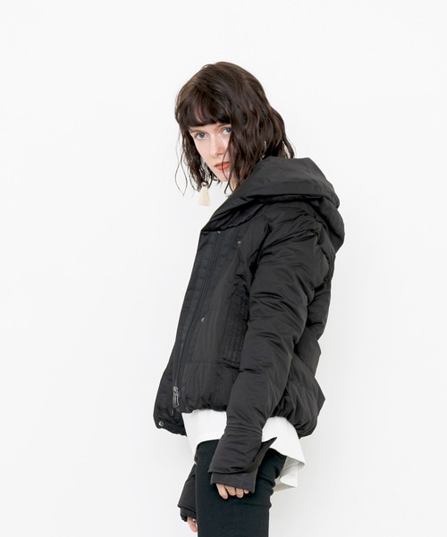 YOSOOU（ヨソオウ）の「【YOSOOU】Two Piece Collar Jacket YO811011（ダウンジャケット/コート・レディース・ブラック/ネイビー/キャメル・MEDIUM）」の5枚目の写真