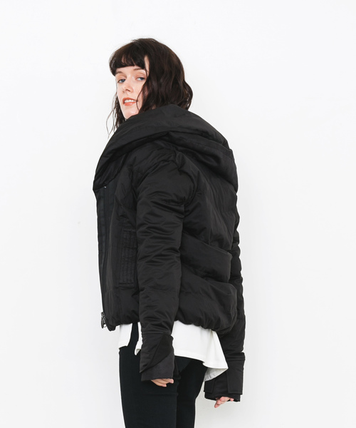 YOSOOU（ヨソオウ）の「【YOSOOU】Two Piece Collar Jacket YO811011（ダウンジャケット/コート・レディース・ブラック/ネイビー/キャメル・MEDIUM）」の19枚目の写真