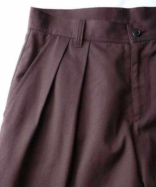 SHAREEF（シャリーフ）の「KERSEY WIDE PANTS（その他パンツ・メンズ・ブラック/ブラウン・1/2/3）」の15枚目の写真