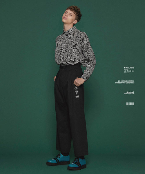 SHAREEF（シャリーフ）の「KERSEY WIDE PANTS（その他パンツ・メンズ・ブラック/ブラウン・1/2/3）」の21枚目の写真