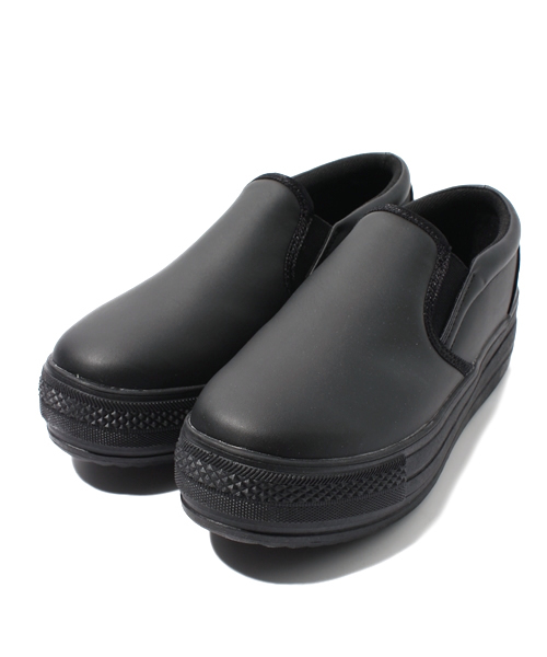 WEGO（ウィゴー）の「WEGO/厚底スリッポンスニーカー（スニーカー・レディース・ホワイト/ブラック/ブラック系その他/ネイビー/レッド/その他1・23.5/24.5）」の15枚目の写真