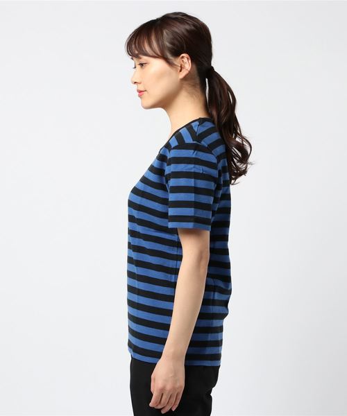 Bling Leads(ブリングリーズ)の「【Bl】【Bling Leads】Uネック半袖Tシャツ(Tシャツ/カットソー・レディース・ブラック系その他/ブラック系その他2/ブラック/チャコールグレー/ワイン/ネイビー/ブラック×ホワイト/杢グレー/ホワイト/カーキ/ブラウン・MEDIUM/X-LARGE/LARGE)」の13枚目の写真