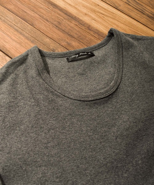 Bling Leads(ブリングリーズ)の「【Bl】【Bling Leads】Uネック半袖Tシャツ(Tシャツ/カットソー・レディース・ブラック系その他/ブラック系その他2/ブラック/チャコールグレー/ワイン/ネイビー/ブラック×ホワイト/杢グレー/ホワイト/カーキ/ブラウン・MEDIUM/X-LARGE/LARGE)」の17枚目の写真