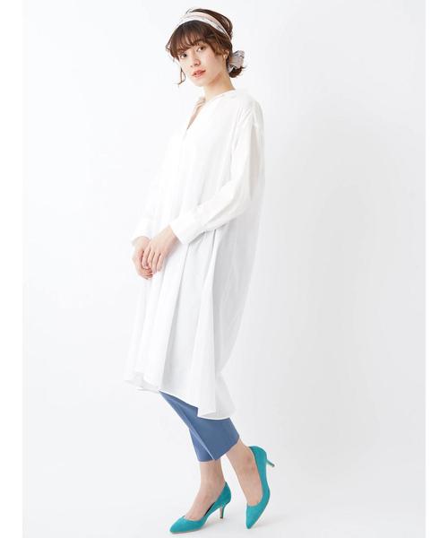 YECCA VECCA（イェッカヴェッカ）の「Ｐ．２ｗａｙストレッチタックパンツ（その他パンツ・レディース・ブラック/ベージュ/ブルー・SMALL/MEDIUM）」の10枚目の写真