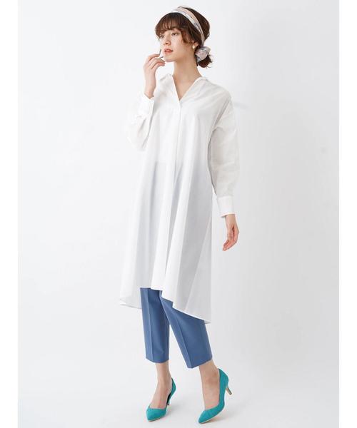 YECCA VECCA（イェッカヴェッカ）の「Ｐ．２ｗａｙストレッチタックパンツ（その他パンツ・レディース・ブラック/ベージュ/ブルー・SMALL/MEDIUM）」の11枚目の写真