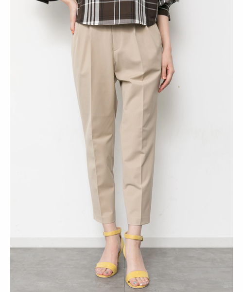 YECCA VECCA（イェッカヴェッカ）の「Ｐ．２ｗａｙストレッチタックパンツ（その他パンツ・レディース・ブラック/ベージュ/ブルー・SMALL/MEDIUM）」の3枚目の写真