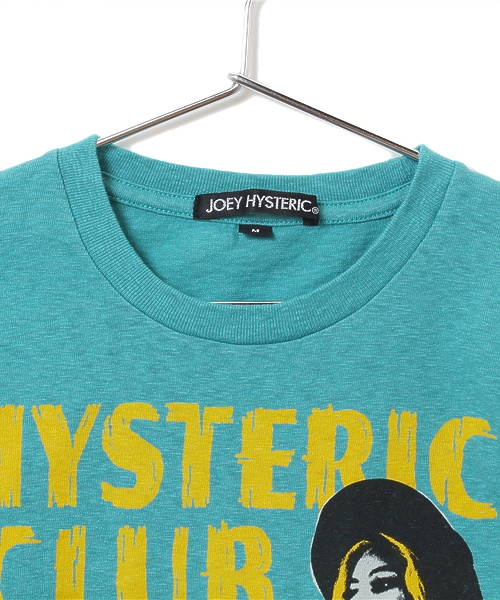 JOEY HYSTERIC（ジョーイヒステリック）の「EVIL WOMAN pt T-SH（Tシャツ/カットソー・キッズ・ホワイト/ターコイズブルー・SMALL/MEDIUM/X-SMALL）」の4枚目の写真