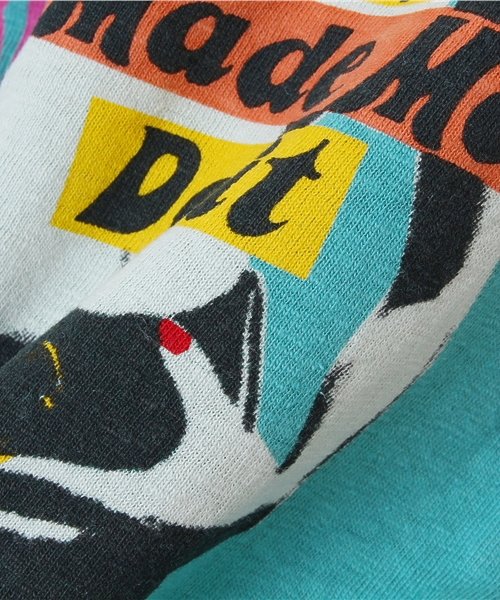 JOEY HYSTERIC（ジョーイヒステリック）の「EVIL WOMAN pt T-SH（Tシャツ/カットソー・キッズ・ホワイト/ターコイズブルー・SMALL/MEDIUM/X-SMALL）」の8枚目の写真