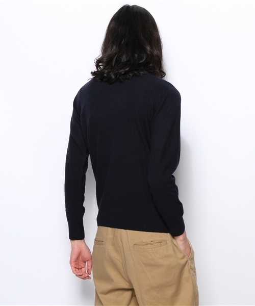 SHIPS（シップス）の「ALAN PAINE: ジーロンラムズウール クルーネック セーター（ニット/セーター・メンズ・グリーン/その他/ネイビー/オレンジ/ピンク/レッド/チャコールグレー/ブラック/キャメル・42/36/40）」の12枚目の写真