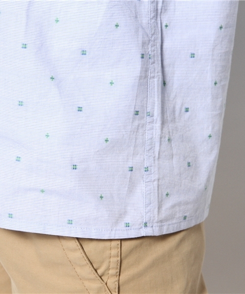 BEAMS BOY(ビームスボーイ)の「◎BEAMS BOY / ドビー パジャマ シャツ(シャツ/ブラウス・レディース・ホワイト/ブルー・ONE SIZE)」の9枚目の写真