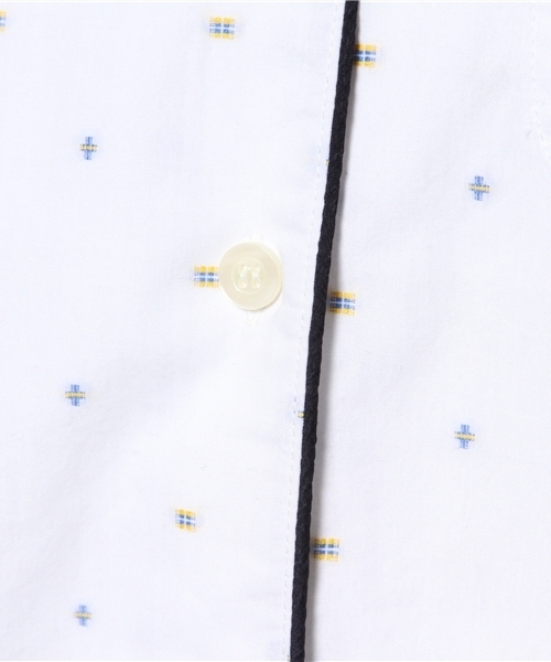 BEAMS BOY(ビームスボーイ)の「◎BEAMS BOY / ドビー パジャマ シャツ(シャツ/ブラウス・レディース・ホワイト/ブルー・ONE SIZE)」の11枚目の写真