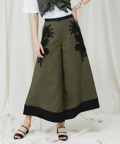 値下げ】LOKITHO EMBROIDRED BELT PANTS 【ロキト】
