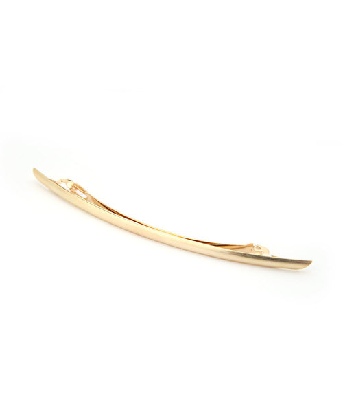 colleca la（コレカラ）の「カーブラインメタルバレッタ（バレッタ/ヘアクリップ・レディース・シルバー/ゴールド・ﾌﾘ-）」の7枚目の写真