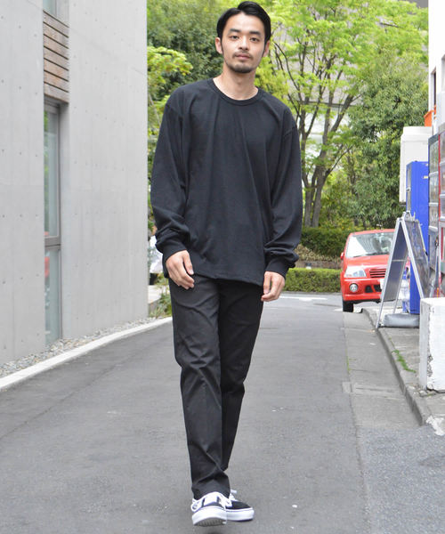 ROOPTOKYO(ループトウキョウ)の「Upcycle/アップサイクル Vintage Wash L/S Tee(Tシャツ/カットソー・メンズ・ホワイト/ブラック/ネイビー・M/L/XL)」の12枚目の写真