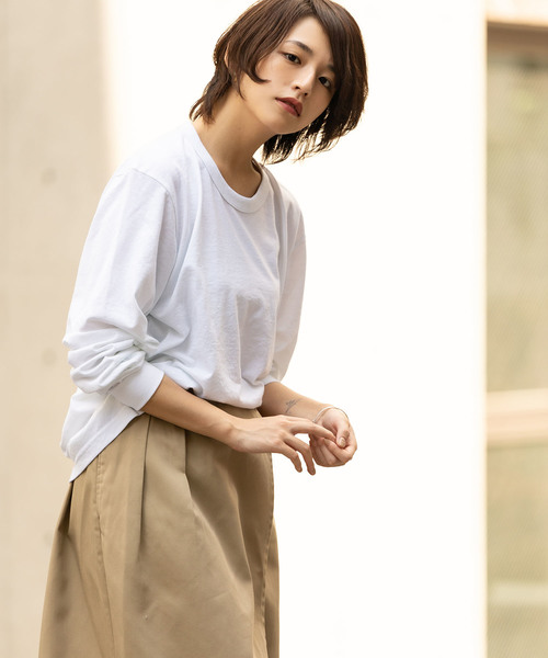 ROOPTOKYO(ループトウキョウ)の「Upcycle/アップサイクル Vintage Wash L/S Tee(Tシャツ/カットソー・メンズ・ホワイト/ブラック/ネイビー・M/L/XL)」の19枚目の写真