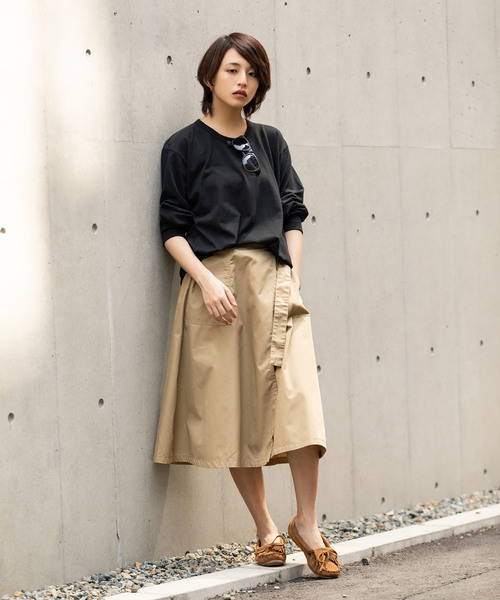 ROOPTOKYO(ループトウキョウ)の「Upcycle/アップサイクル Vintage Wash L/S Tee(Tシャツ/カットソー・メンズ・ホワイト/ブラック/ネイビー・M/L/XL)」の13枚目の写真