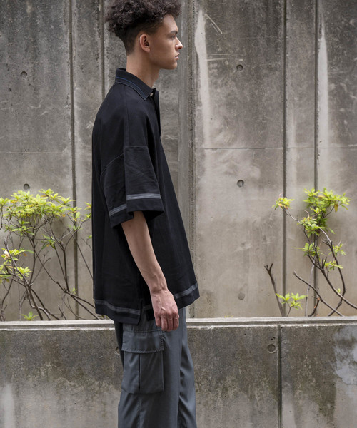 【MAISON SPECIAL】ポロシャツ NEW BEGING plaid pattern Polo Shirt