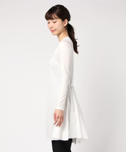 MIHARAYASUHIRO（ミハラヤスヒロ）の「【MIHARA YASUHIRO】Back Flare Pullover（Tシャツ/カットソー・レディース・ホワイト・40/38/36）」の2枚目の写真