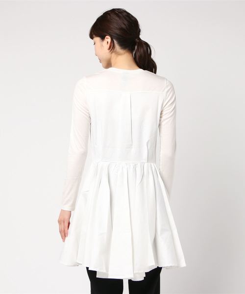 MIHARAYASUHIRO（ミハラヤスヒロ）の「【MIHARA YASUHIRO】Back Flare Pullover（Tシャツ/カットソー・レディース・ホワイト・40/38/36）」の3枚目の写真