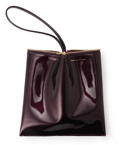 美品　PORTER × B印YOSHIDA LOUVRE ポーチ ポーター PORTER（ポーター）の「PORTER×B印 YOSHIDA LOUVRE PATENT LEATHER