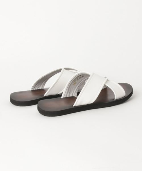 JACKROSE（ジャックローズ）の「S PUレザークロスベルトサンダル（サンダル・メンズ・ホワイト/ブラック・M/L）」の9枚目の写真