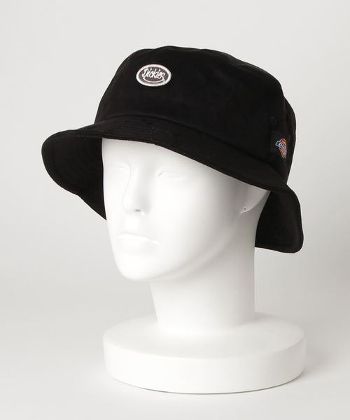 Dickies(ディッキーズ)の「【DICKIES/ディッキーズ】スマイルギブポリスェードハット バケットハット ブランドロゴ ユニセックス(ハット・レディース・ブラック/ワイン/ブラウン系その他/ベージュ・FREE)」の2枚目の写真