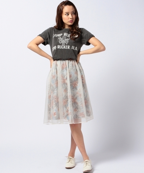 Another Edition（アナザーエディション）の「Mixta USAPRT T（Tシャツ/カットソー・レディース・オフホワイト/ブラック・フリー）」の15枚目の写真