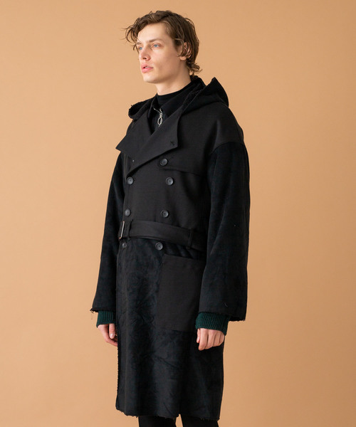 【赤字セール】【LIBERUM】アシンメトリーレイヤードトレンチコート 赤字セール】【LIBERUM】アシンメトリーレイヤードトレンチコート 赤字