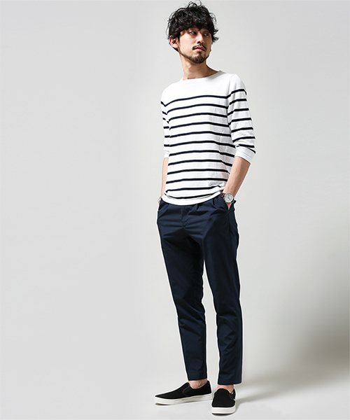 NANO universe（ナノユニバース）の「2タックチノ（チノパンツ・メンズ・ブラウン/ネイビー/ベージュ・LARGE/SMALL/X-LARGE/MEDIUM）」の19枚目の写真