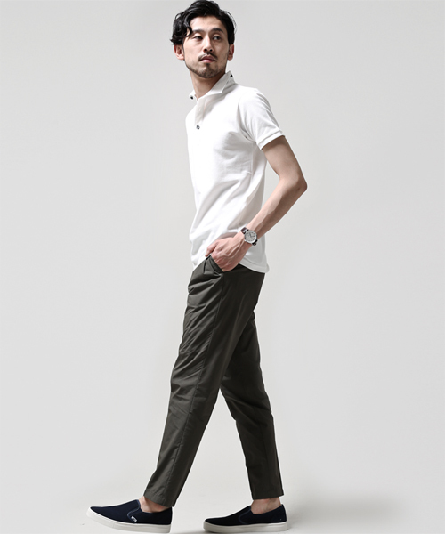 NANO universe（ナノユニバース）の「2タックチノ（チノパンツ・メンズ・ブラウン/ネイビー/ベージュ・LARGE/SMALL/X-LARGE/MEDIUM）」の16枚目の写真