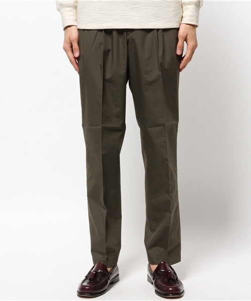 NANO universe（ナノユニバース）の「2タックチノ（チノパンツ・メンズ・ブラウン/ネイビー/ベージュ・LARGE/SMALL/X-LARGE/MEDIUM）」の4枚目の写真