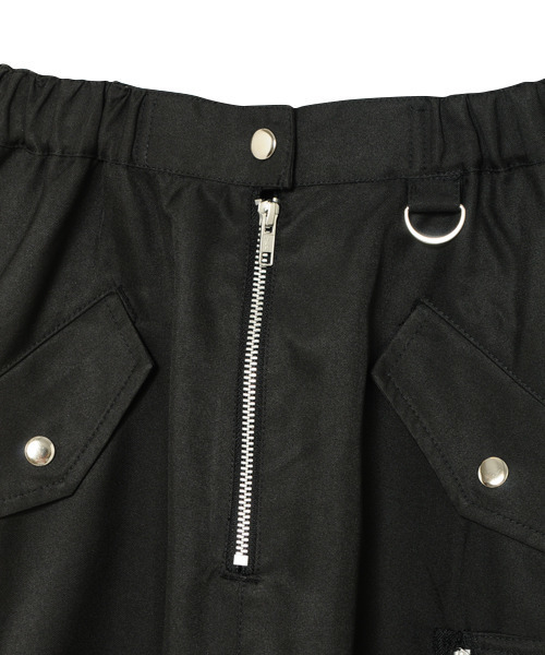 Candy Stripper（キャンディストリッパー）の「ZIP CARGO スカート（スカート・レディース・ブラック/ベージュ/パープル・1/2）」の13枚目の写真