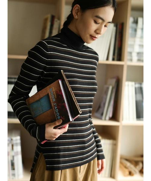 AMERICAN HOLIC(アメリカンホリック)の「10col. リブタートルネックプルオーバー *(ニット/セーター・レディース・ブラック/ブラウン/グリーン/ホワイト系その他/その他7/ブラック系その他4/グレー系その他2/ブルー系その他2/イエロー系その他2/テラコッタ・M/L)」の18枚目の写真