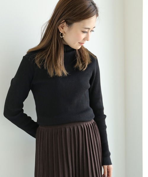 AMERICAN HOLIC(アメリカンホリック)の「10col. リブタートルネックプルオーバー *(ニット/セーター・レディース・ブラック/ブラウン/グリーン/ホワイト系その他/その他7/ブラック系その他4/グレー系その他2/ブルー系その他2/イエロー系その他2/テラコッタ・M/L)」の3枚目の写真