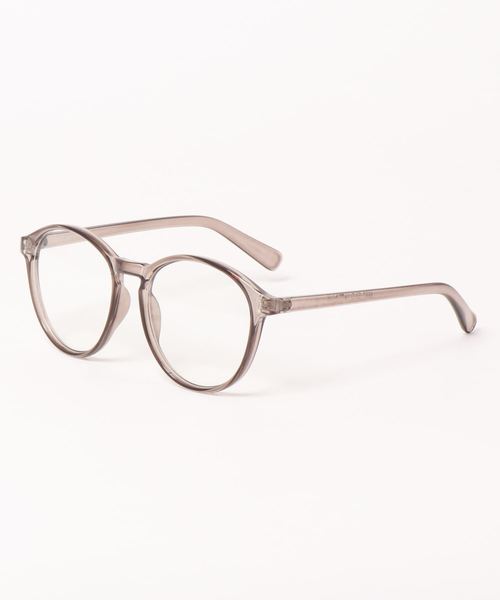Fun & Daily（ファンアンドデイリー）の「F&D : ナローボストンメガネ（メガネ・レディース・ブラック/クリア/ベージュ/グレー・FREE）」の3枚目の写真