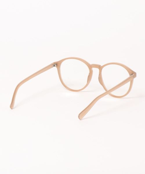 Fun & Daily（ファンアンドデイリー）の「F&D : ナローボストンメガネ（メガネ・レディース・ブラック/クリア/ベージュ/グレー・FREE）」の6枚目の写真